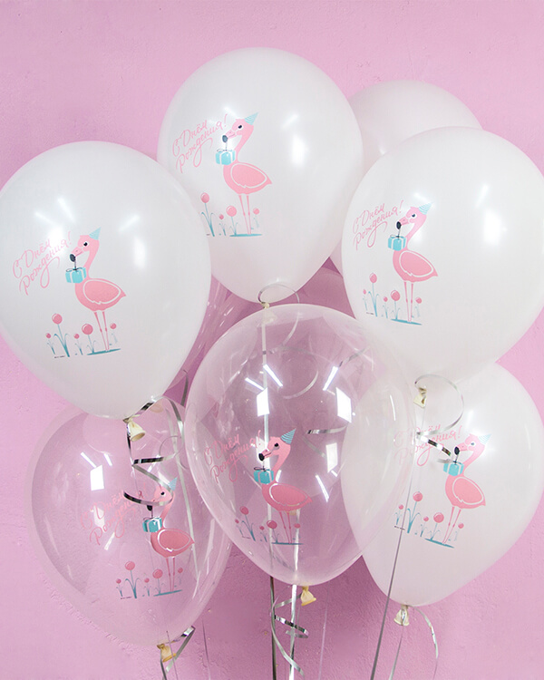 812109-25_Шар_(12_30_см)_Фламинго_С_Днем_Рождения!_Белый_(801)_Прозрачный_(701)_кристалл_1_ст_25_шт_1 blank