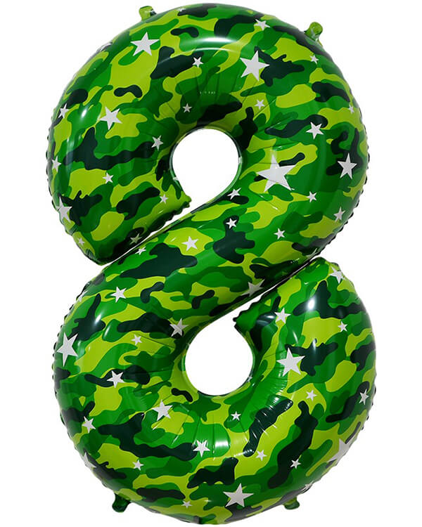 131018_Шар_(34_86_см)_Цифра_8_Камуфляж_1_шт_в_упак blank
