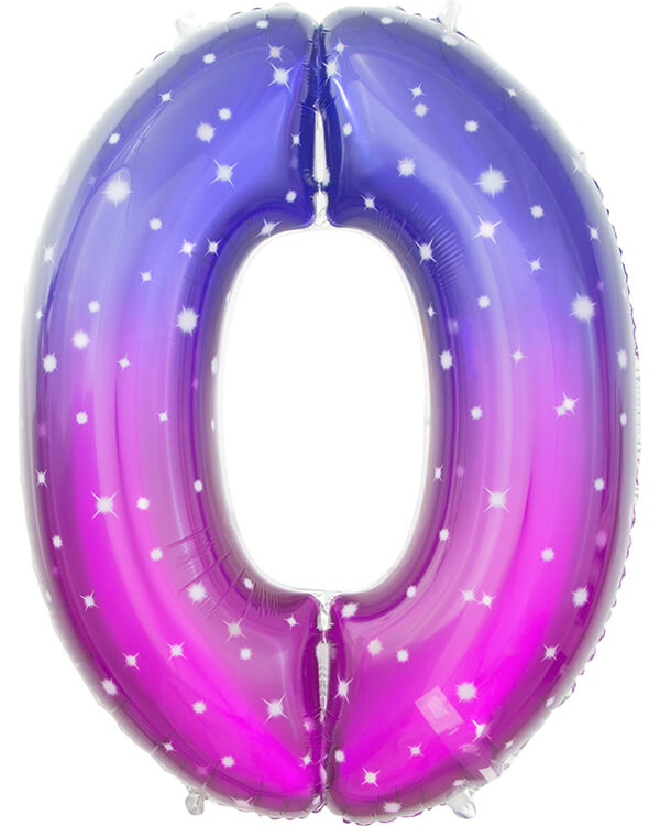 131020_Шар_(34_86_см)_Цифра_0_Сияющий_космос_Сиреневый_Градиент_1_шт_в_упак blank