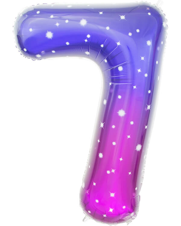 131027_Шар_(34_86_см)_Цифра_7_Сияющий_космос_Сиреневый_Градиент_1_шт_в_упак blank