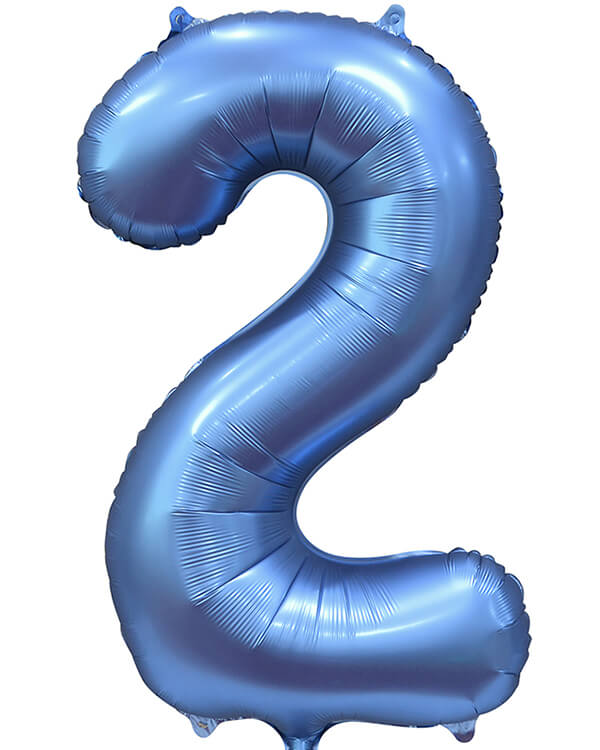 131052V_Шар_(34_86_см)_Цифра_2_Синий_Сатин_1_шт_в_упак blank