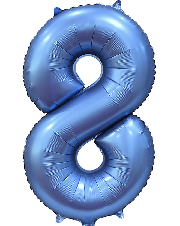 131058V_Шар_(34_86_см)_Цифра_8_Синий_Сатин_1_шт_в_упак blank