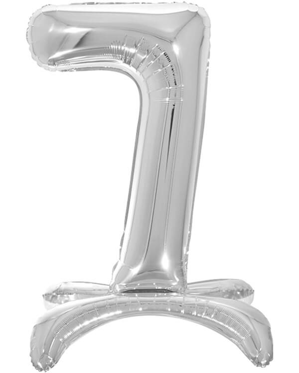 134017_Шар_(32_81_см)_Цифра_7_на_подставке_Серебро_1_шт_в_упак blank