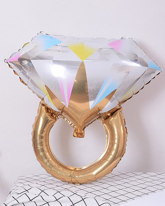 180762_Шар_(27_69_см)_Фигура_Кольцо_с_бриллиантом_Золото_1_шт_3 blank