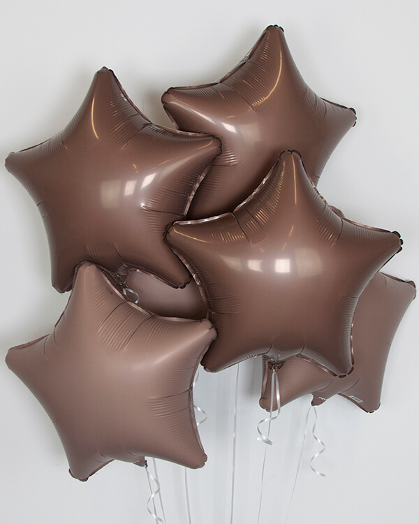 221097_Шар_(19_48_см)_Звезда_Какао_Сатин_1_шт_1 blank
