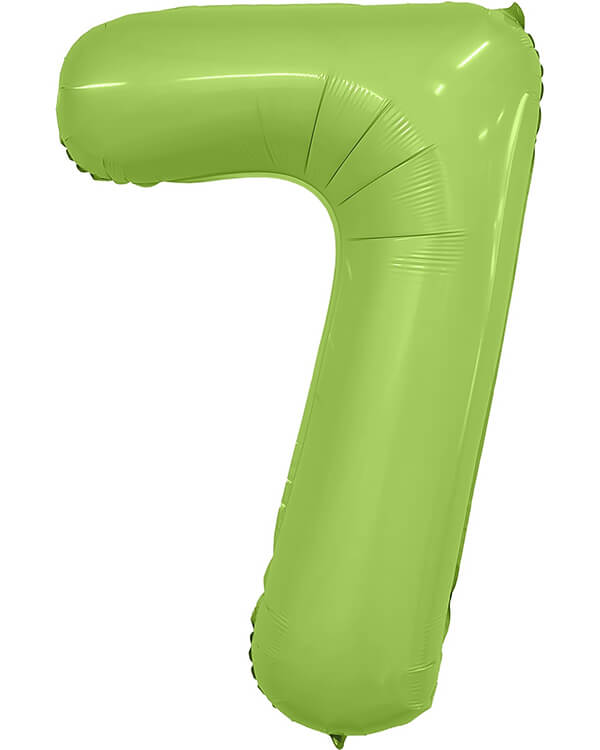 222100_Шар_(40_102_см)_Цифра_7_Slim_Фисташка_Сатин_1_шт_в_упак blank
