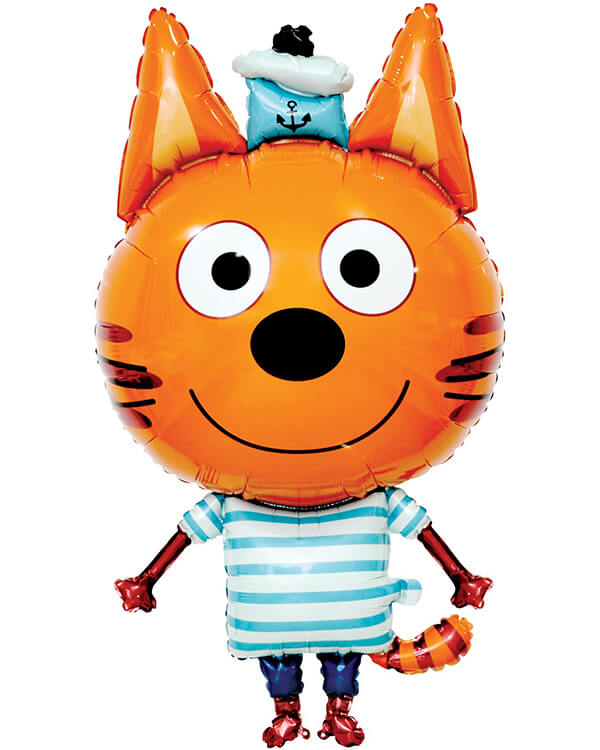 401118_Шар_(36_91_см)_Фигура_Три_Кота_Коржик_1_шт_в_упак blank