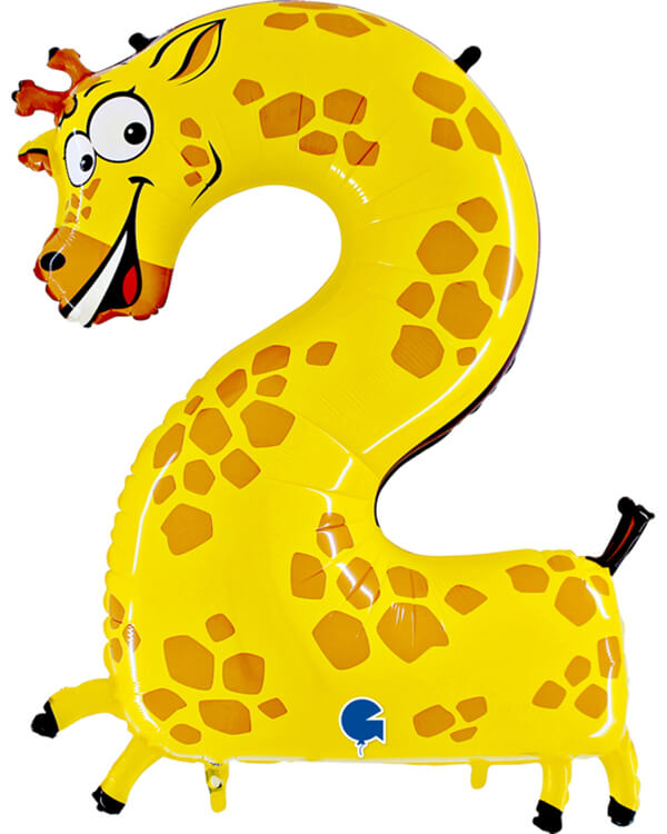 420W-P_Шар_(40_102_см)_Цифра_2_Жираф_1_шт_в_упак_3 blank