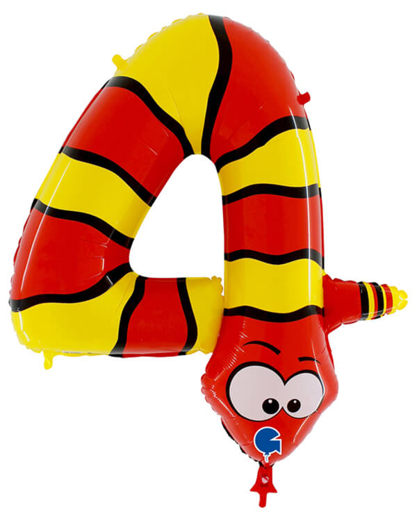 440W-P_Шар_(40_102_см)_Цифра_4_Змея_1_шт_в_упак_2 blank