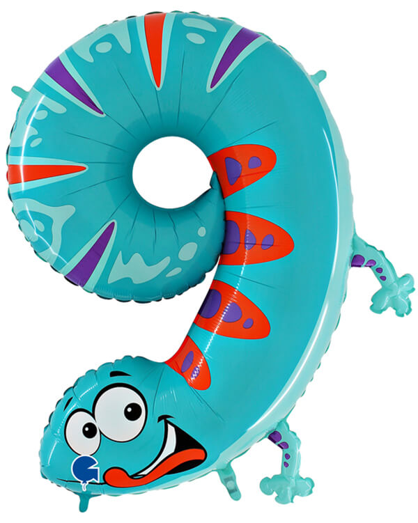 490W-P_Шар_(40_102_см)_Цифра_9_Ящерица_1_шт_в_упак_2 blank