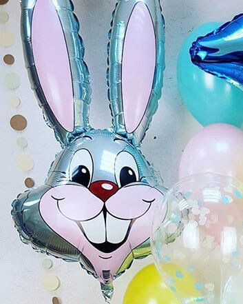 901589P_Шар_(35_89_см)_Фигура_Заяц_Серый_1_шт_1 blank