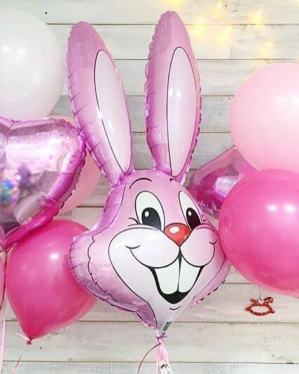 901589RS_Шар_(35_89_см)_Фигура_Заяц_Розовый_1_шт_1 blank