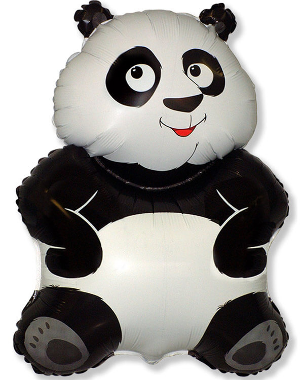 901670_Шар_(33_84_см)_Фигура_Большая_панда_Белый_1_шт blank
