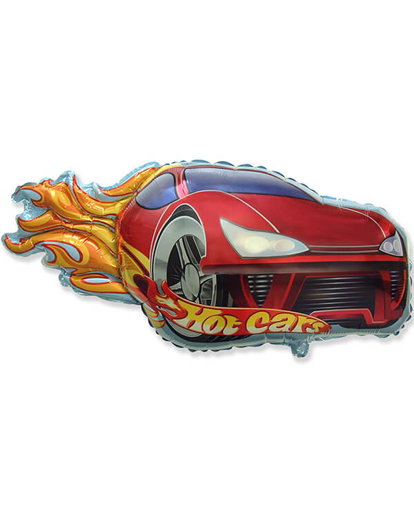 901748R_Шар_(31_79_см)_Фигура_Гоночная_машинка_Красный_1_шт blank