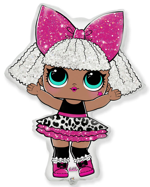 901788_Шар_(34_86_см)_Фигура_Кукла_ЛОЛ_(LOL)_Роскошная_Дива_1_шт blank