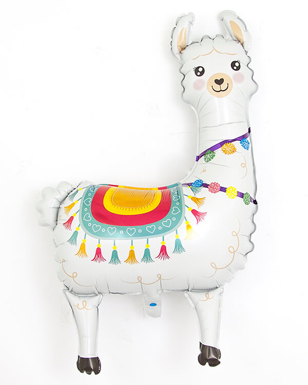 901800_Шар_(37_94_см)_Фигура_Лама_Альпака_Белый_1_шт_1 blank