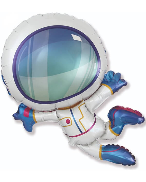 901847_Шар_(38_97_см)_Фигура_Космонавт_в_невесомости_1_шт blank