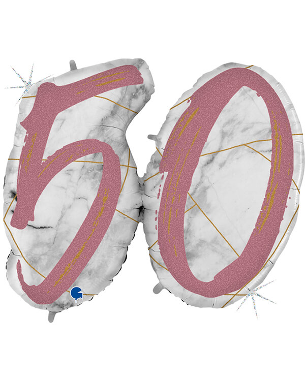 G31019GHRG_Шар_(44_112_см)_Цифра_50_Мрамор_Калакатта_Розовое_Золото_Голография_1_шт blank
